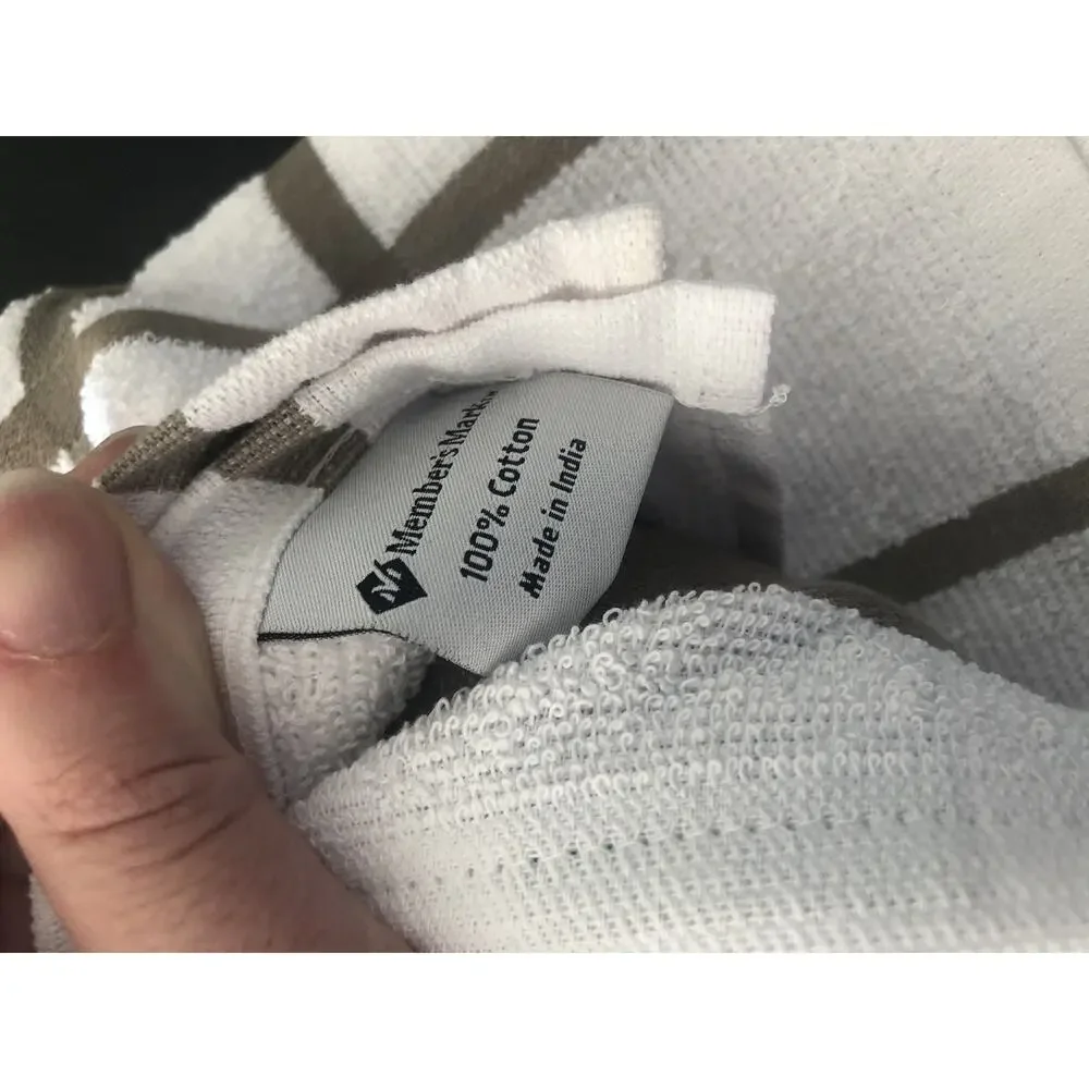 Member’s Mark Bow Tied Gift Hand Towels India Made New At least 6 Towels VTG